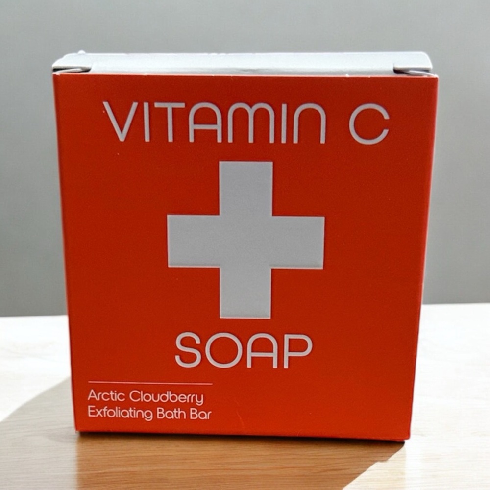 New Vitamin C soap, exfoliating bath bar